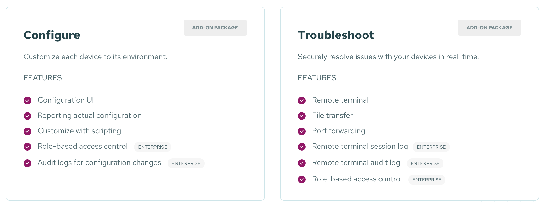 Mender Enterprise Remote Terminal feature for Yocto debug