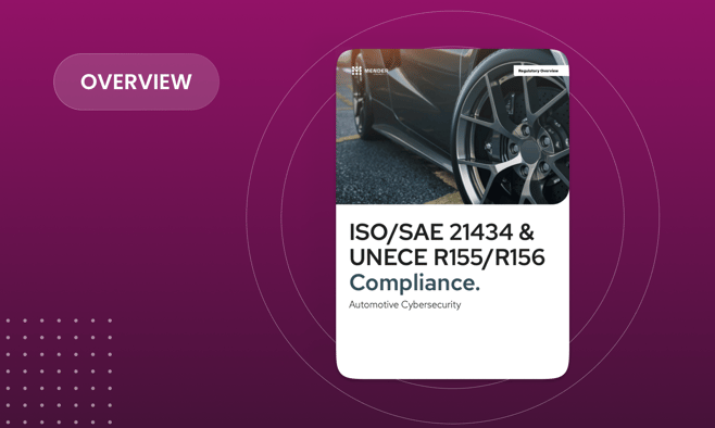 ISO/SAE 21434 & UNECE R155/R156 compliance for automotive cybersecurity