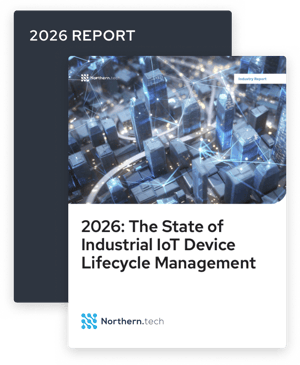 Northern.tech 2026 Industrial IoT Device Lifecycle Management Report Cover