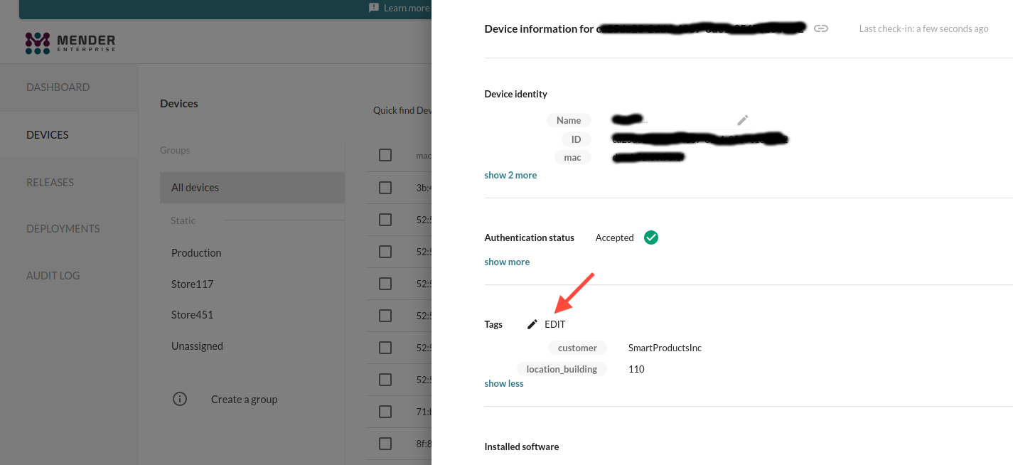 New hosted Mender release: Device Tags and Device Name | Mender