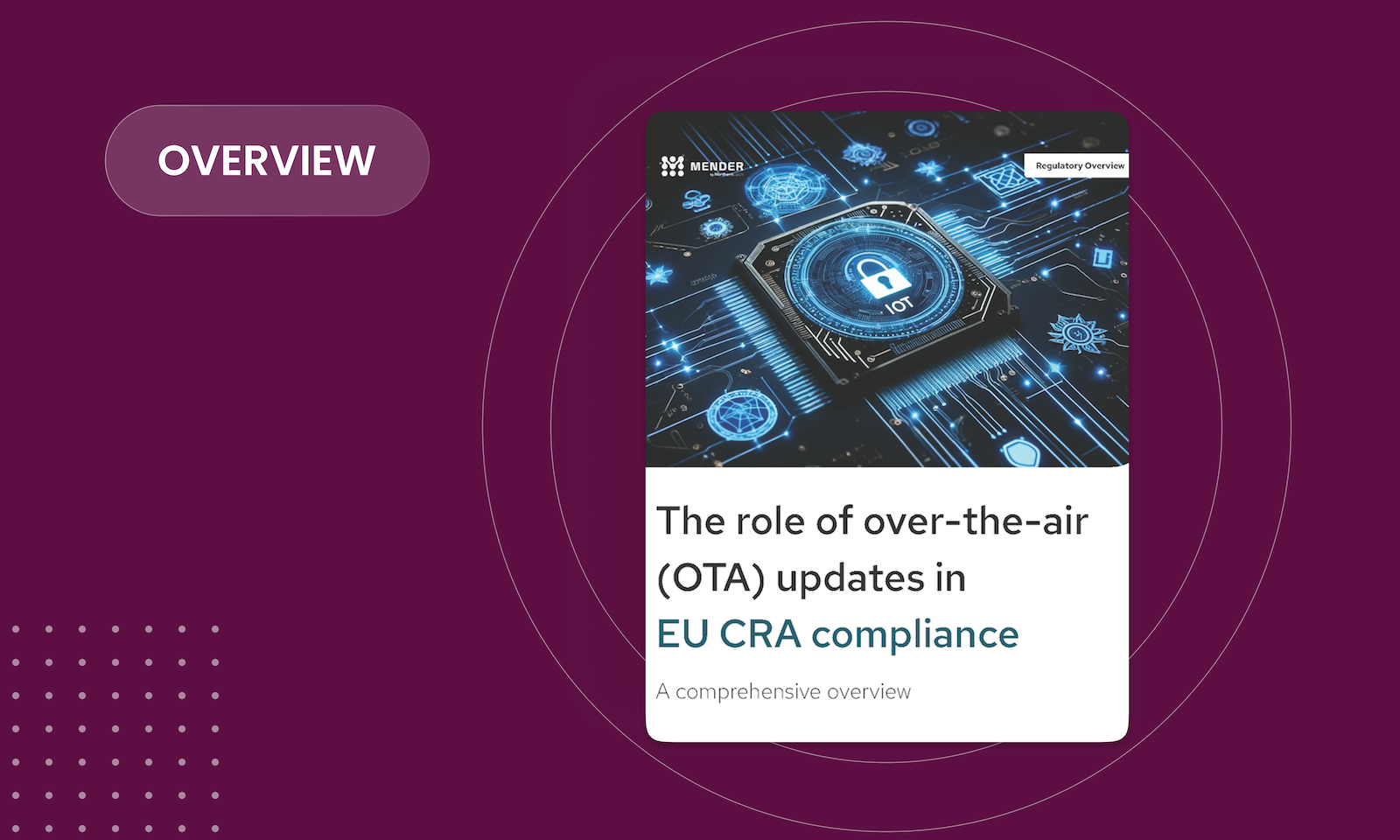 The role of OTA updates in EU CRA compliance